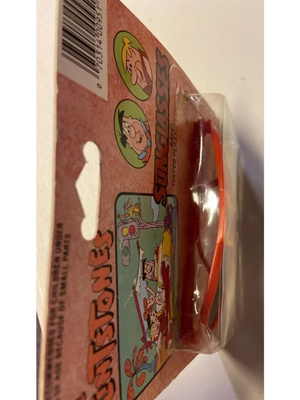 The Flintstones 1990 Fred Sunglasses UV Protection Kids Retro Frame